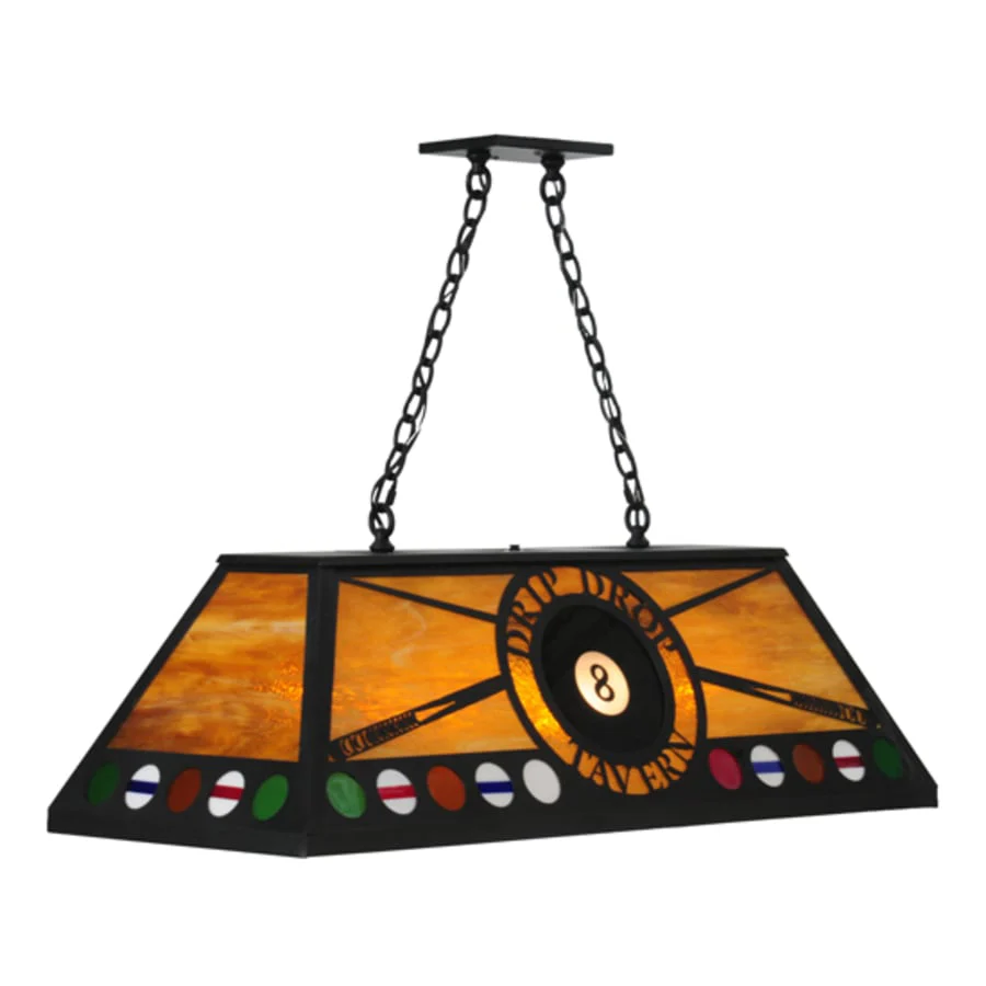 Meyda Tiffany Personalized 9 Light 39" Wide Billiard Linear Pendant - Image 3