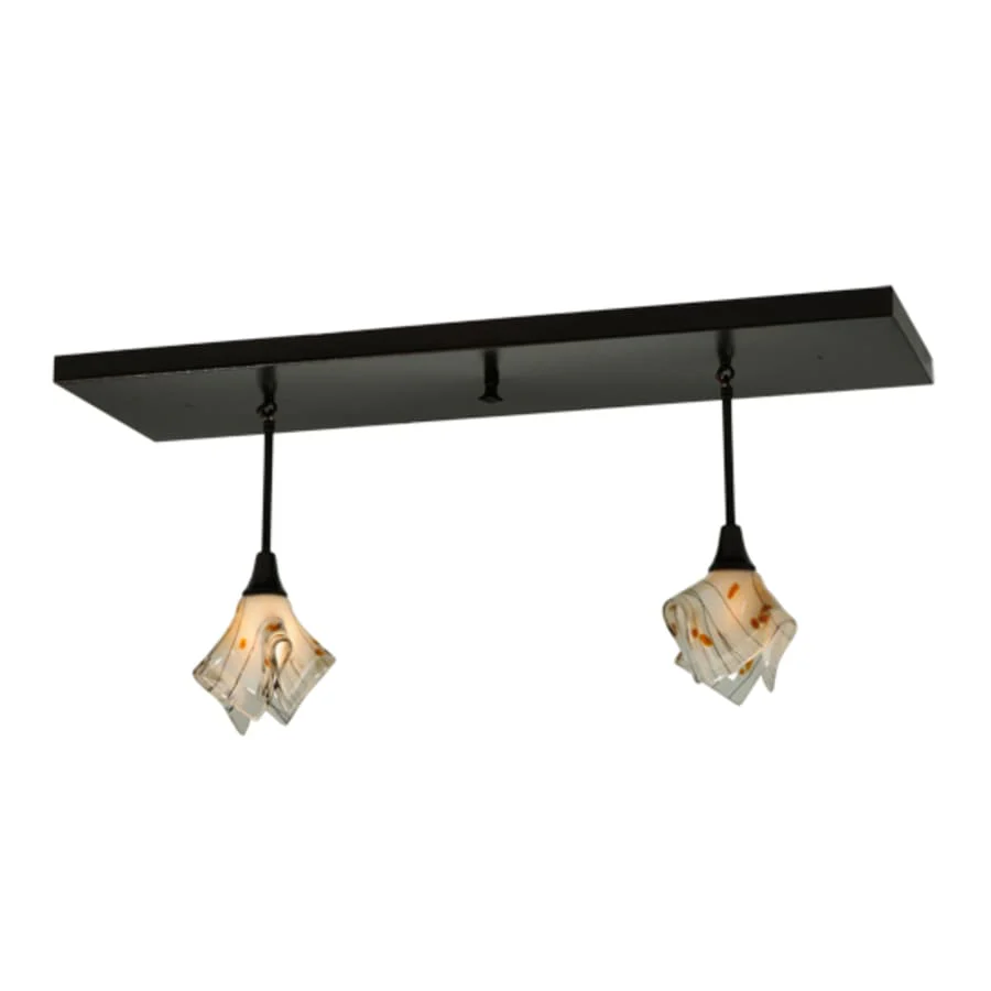 Meyda Tiffany Metro 2 Light 14" Wide Abstract Multi Light Pendant - Image 1