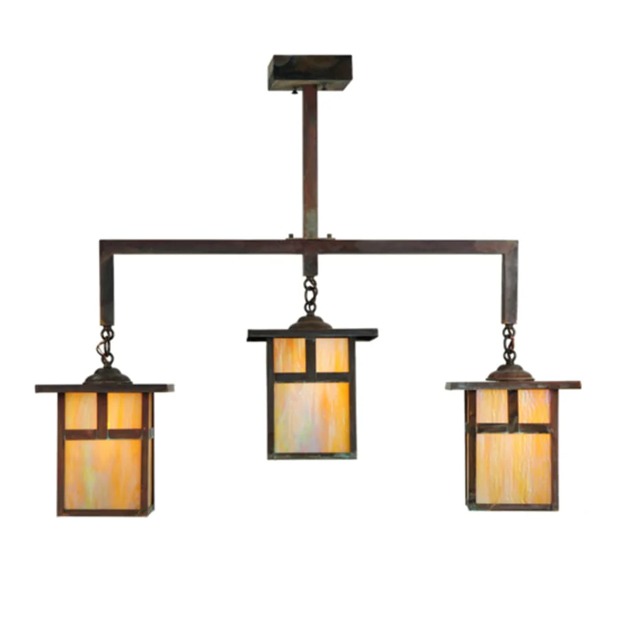 Meyda Tiffany Hyde Park 3 Light 9" Wide Mini Pendant - Image 3