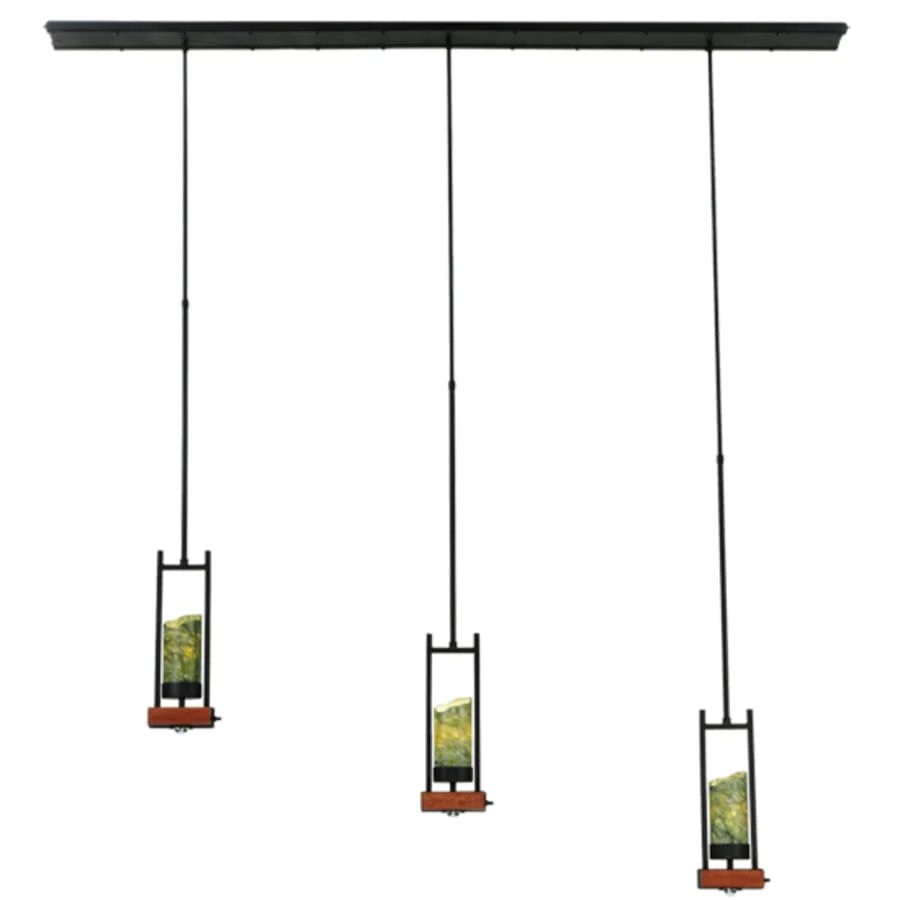 Meyda Tiffany Grand Terrace 3 Light 6" Wide Pillar Candle Multi Light Pendant - Image 3