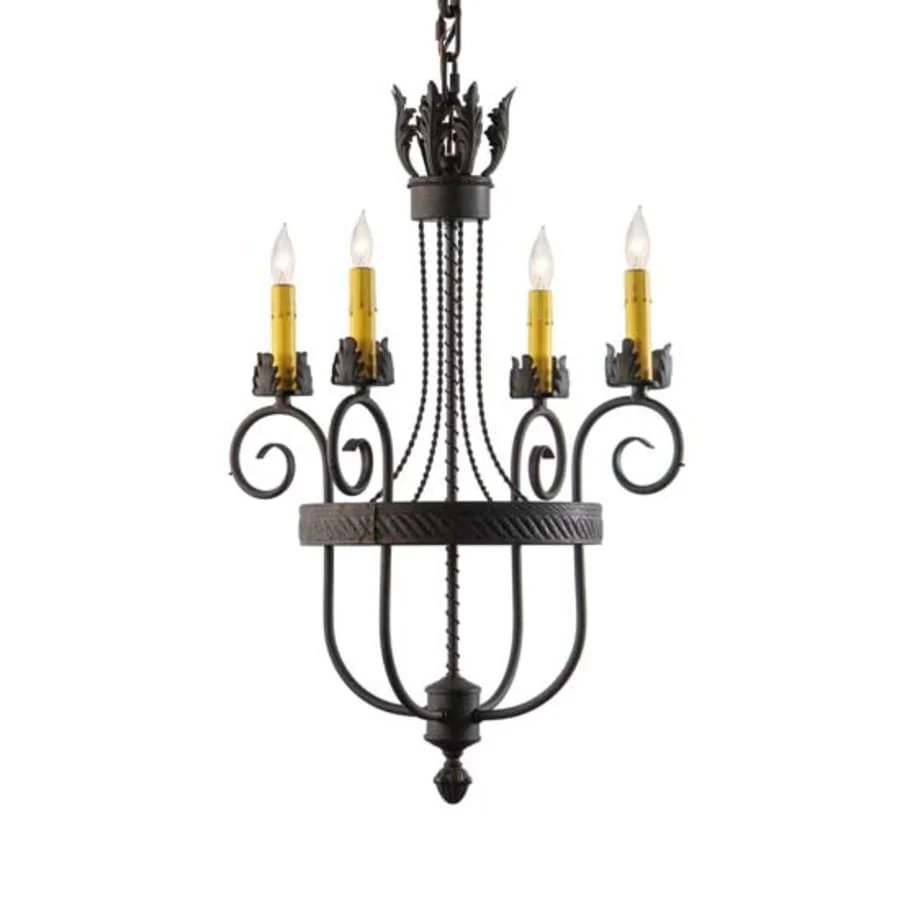Meyda Tiffany Antonia 4 Light 19" Wide Taper Candle Multi Light Pendant - Image 1