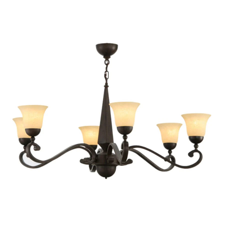 Meyda Tiffany Muirfield 6 Light 44" Wide Chandelier - Image 2