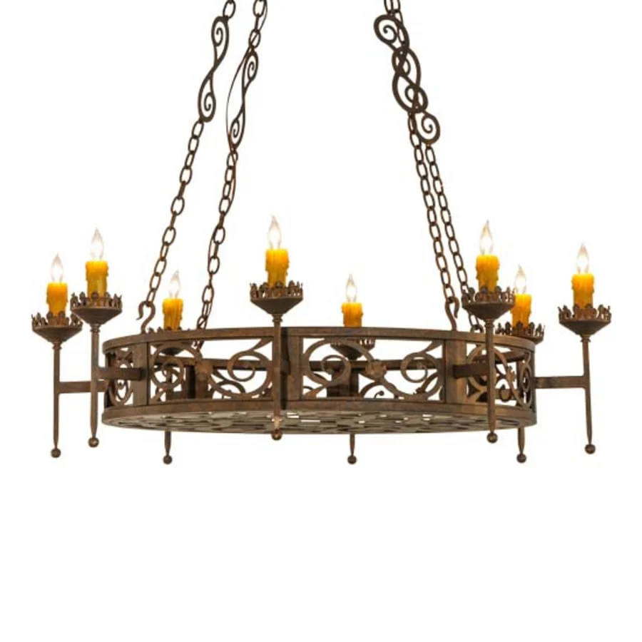 Meyda Tiffany Majella 8 Light 48" Wide Taper Candle Style Chandelier - Image 1