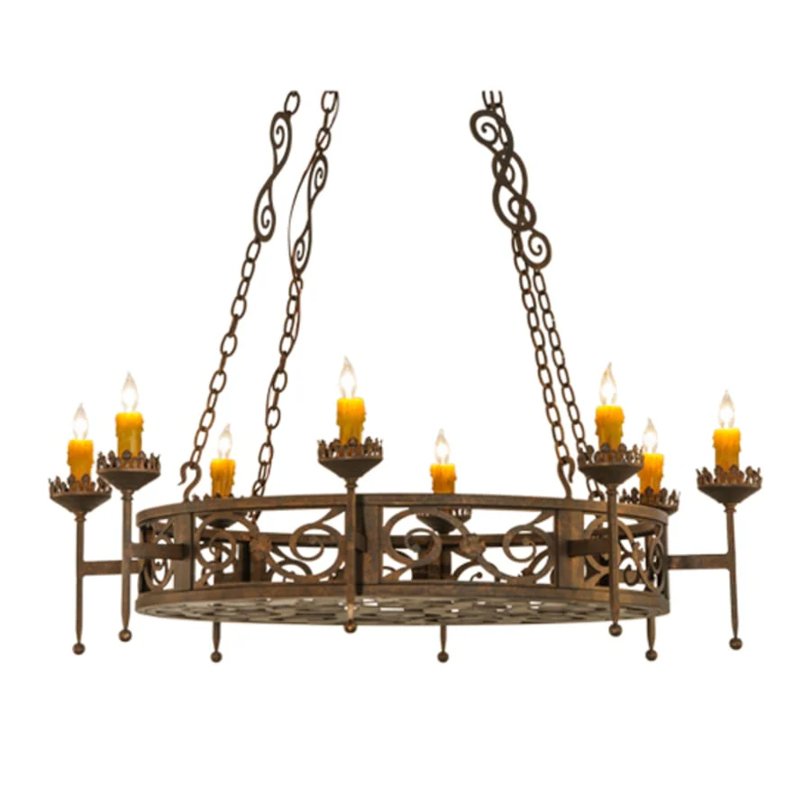 Meyda Tiffany Majella 8 Light 48" Wide Taper Candle Style Chandelier - Image 2