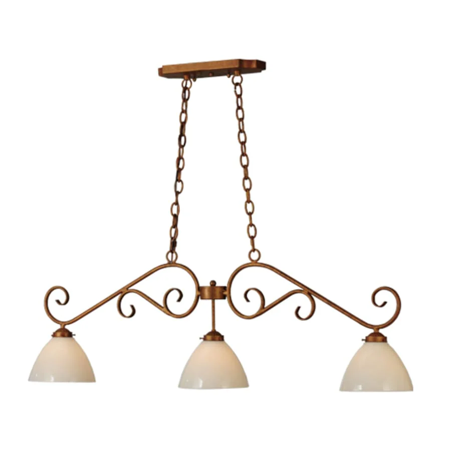 Meyda Tiffany Mona 3 Light 49″ Wide Linear Pendant