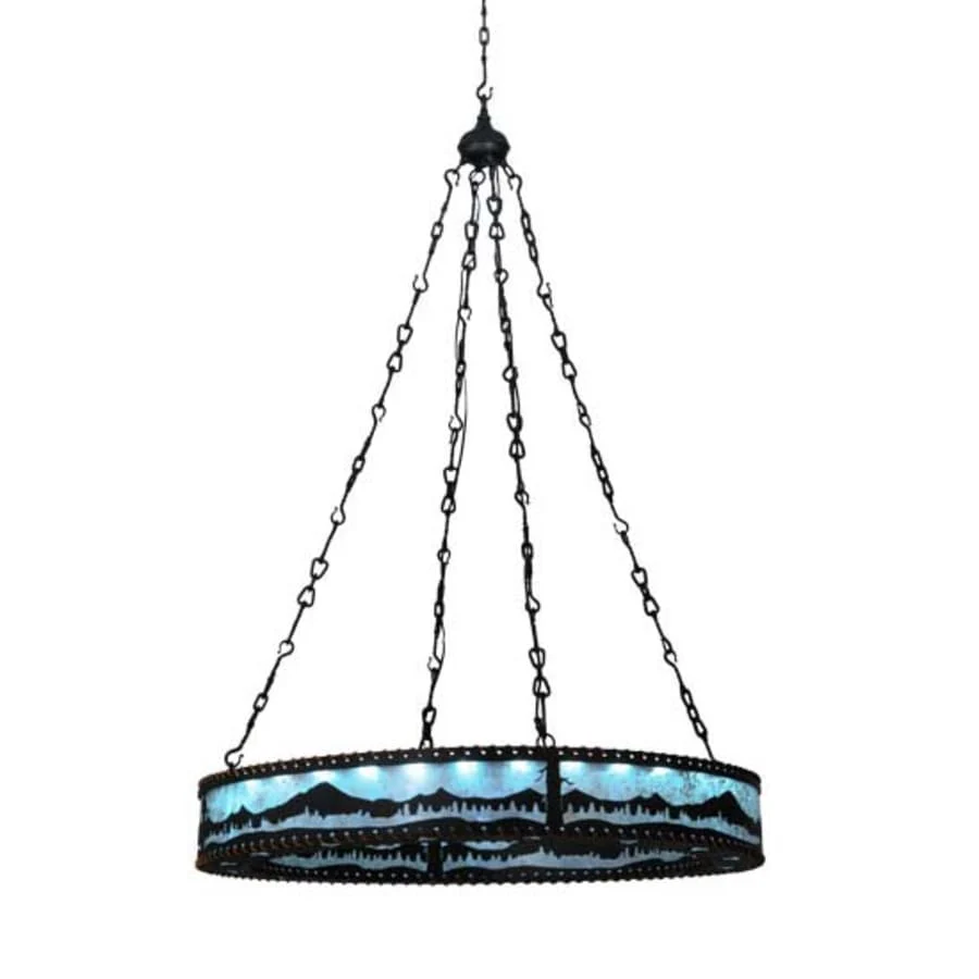 Meyda Tiffany Mountain Range 42″ Wide Ring Chandelier