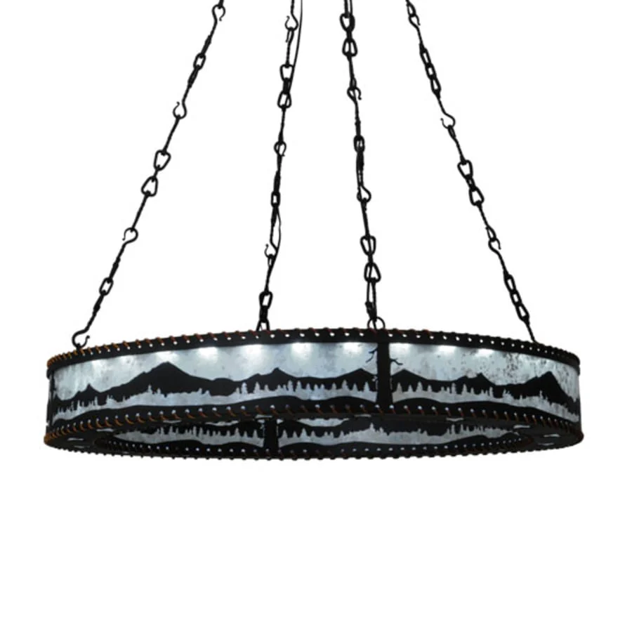 Meyda Tiffany Mountain Range 42" Wide Ring Chandelier - Image 2
