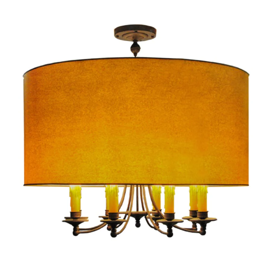Meyda Tiffany Muirfield 8 Light 42″ Wide Taper Candle Pendant