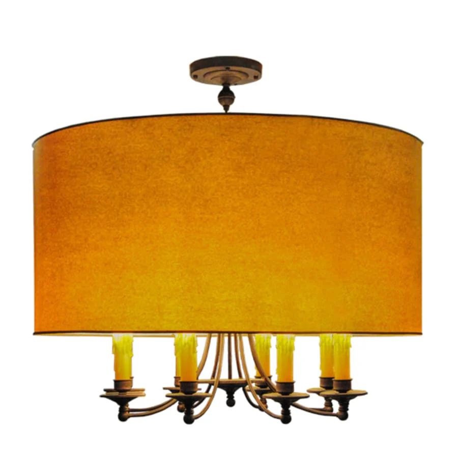 Meyda Tiffany Muirfield 8 Light 42" Wide Taper Candle Pendant - Image 3