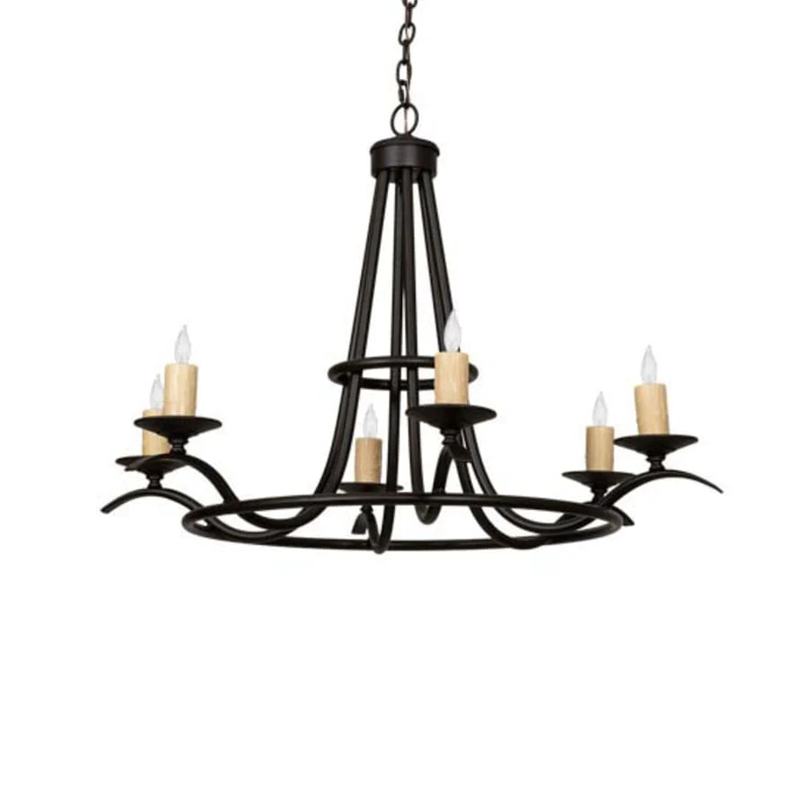Meyda Tiffany Octavia 6 Light 36" Wide Taper Candle Style Chandelier - Image 1