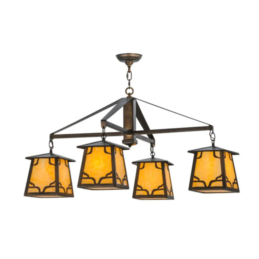 Meyda Tiffany Kirkpatrick 4 Light 41" Wide Chandelier - Image 3