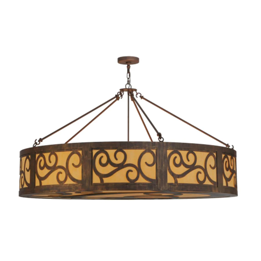 Meyda Tiffany Dean 12 Light 60" Wide Suspension Pendant - Image 2