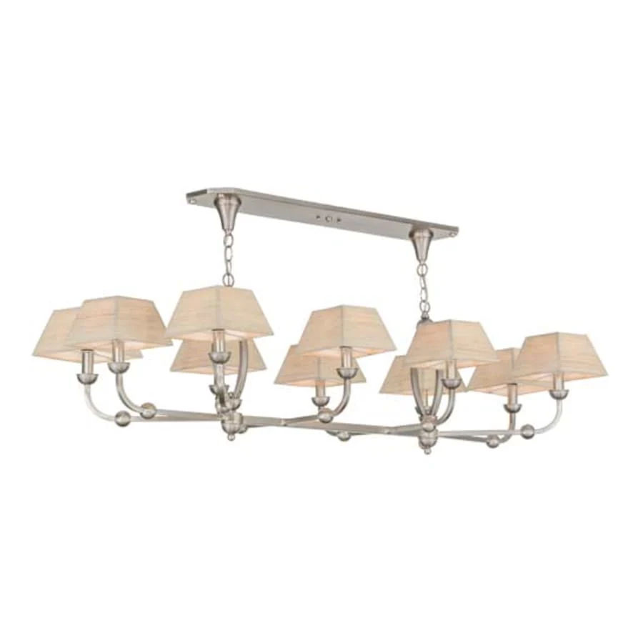 Meyda Tiffany Cesta 10 Light 58" Wide Linear Chandelier - Image 1