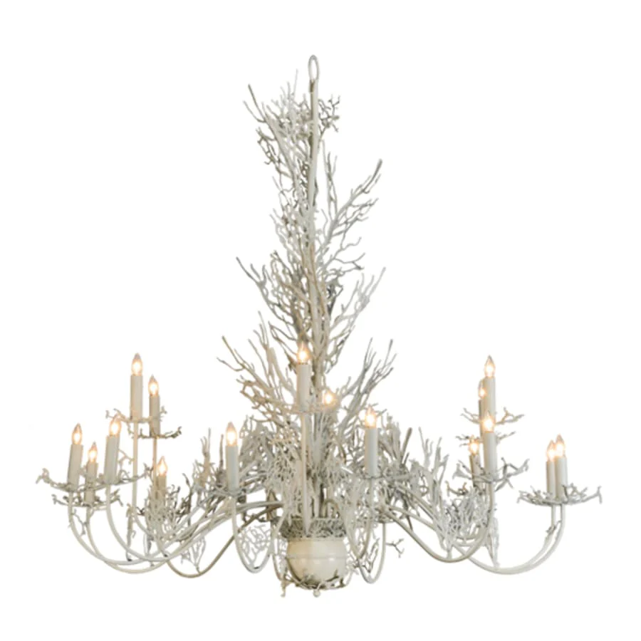 Meyda Tiffany Coral 18 Light 72" Wide Candle Style Chandelier - Image 2