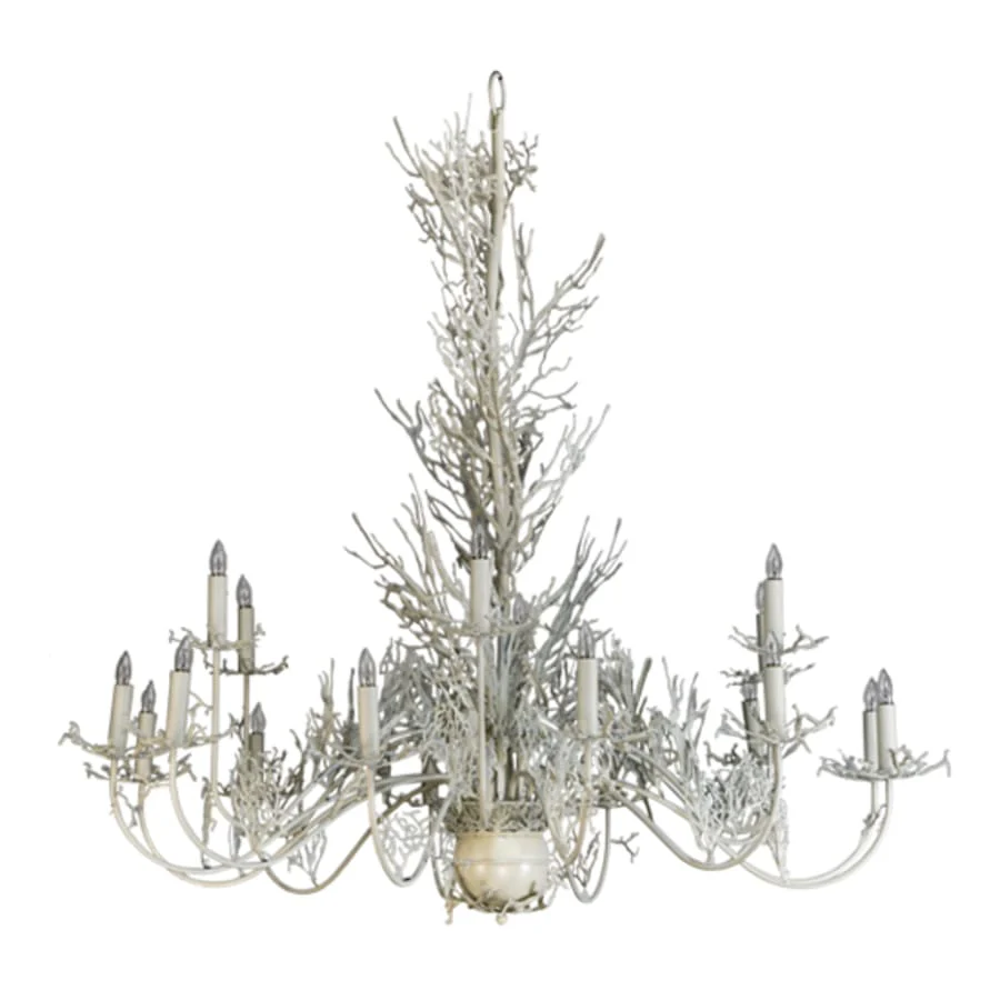 Meyda Tiffany Coral 18 Light 72" Wide Candle Style Chandelier - Image 3