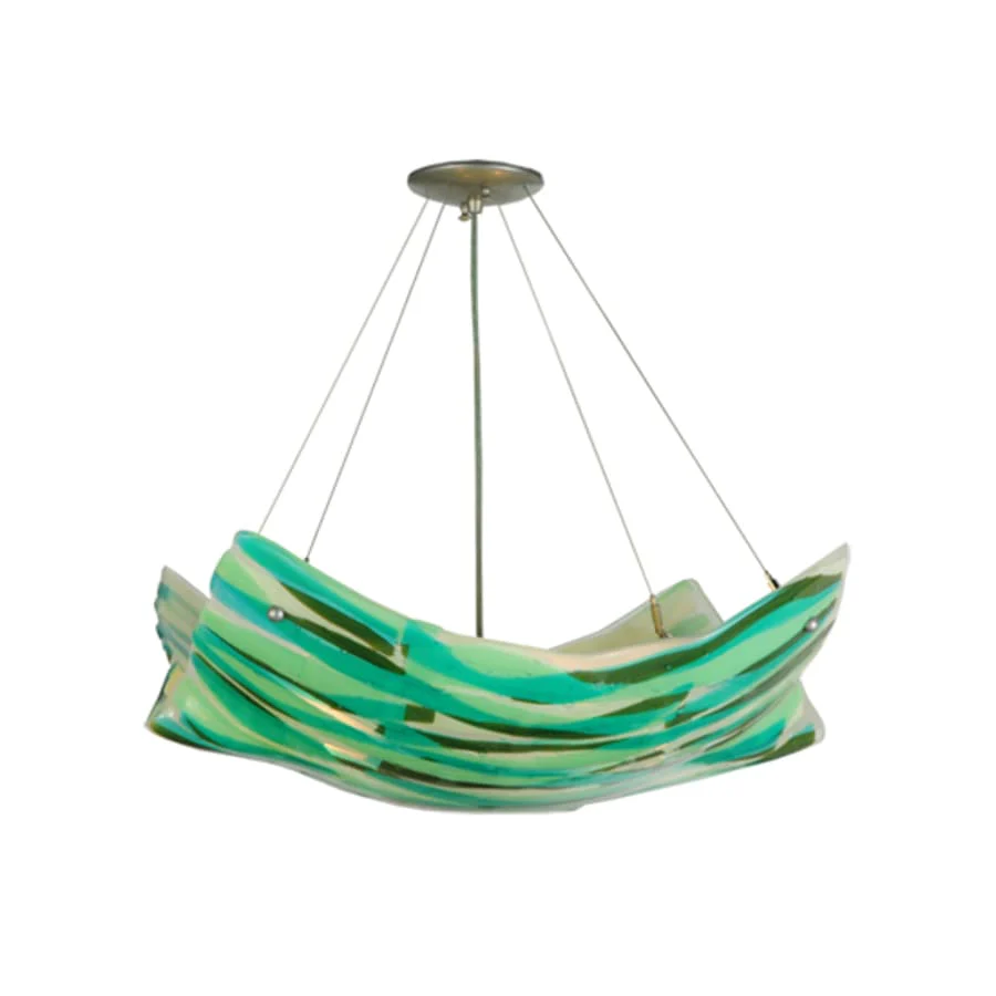Meyda Tiffany La Spiaggia 4 Light 29" Wide Abstract Pendant - Image 1