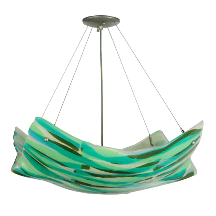 Meyda Tiffany La Spiaggia 4 Light 29" Wide Abstract Pendant - Image 3