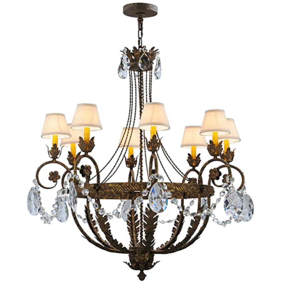 Meyda Tiffany Antonia 8 Light 39" Wide Chandelier - Image 2