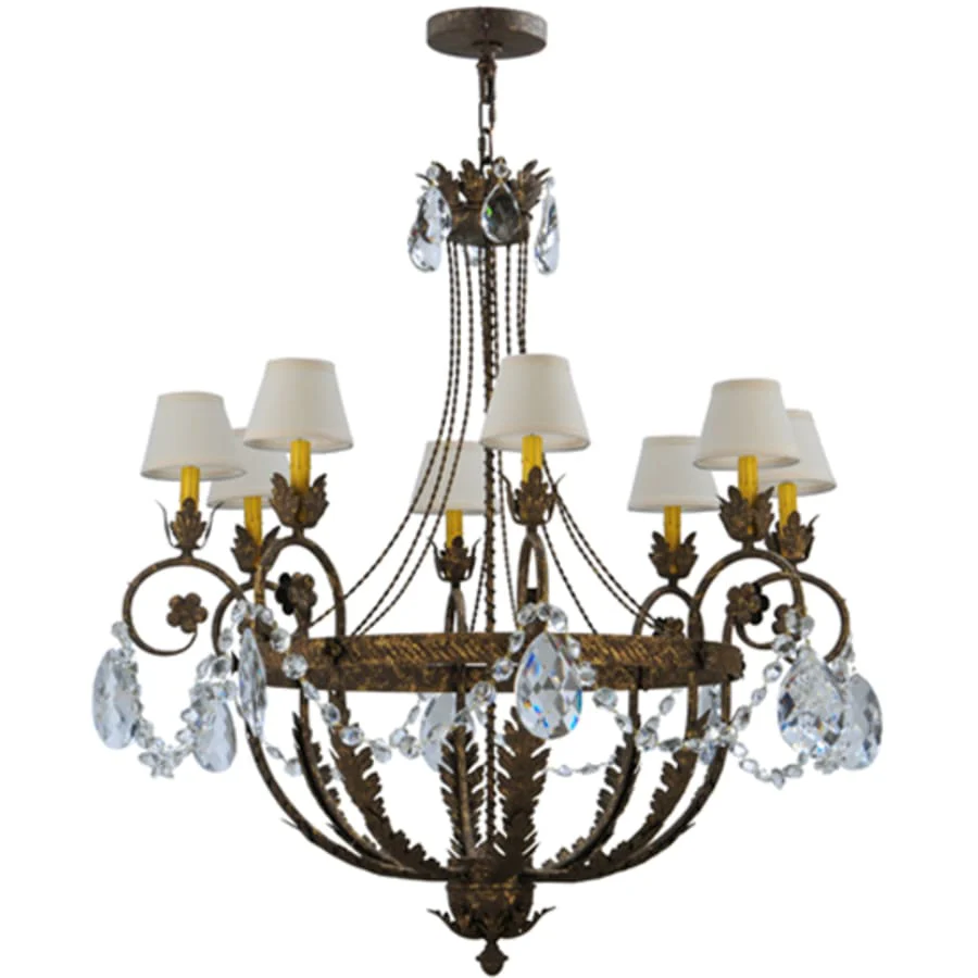 Meyda Tiffany Antonia 8 Light 39" Wide Chandelier - Image 3