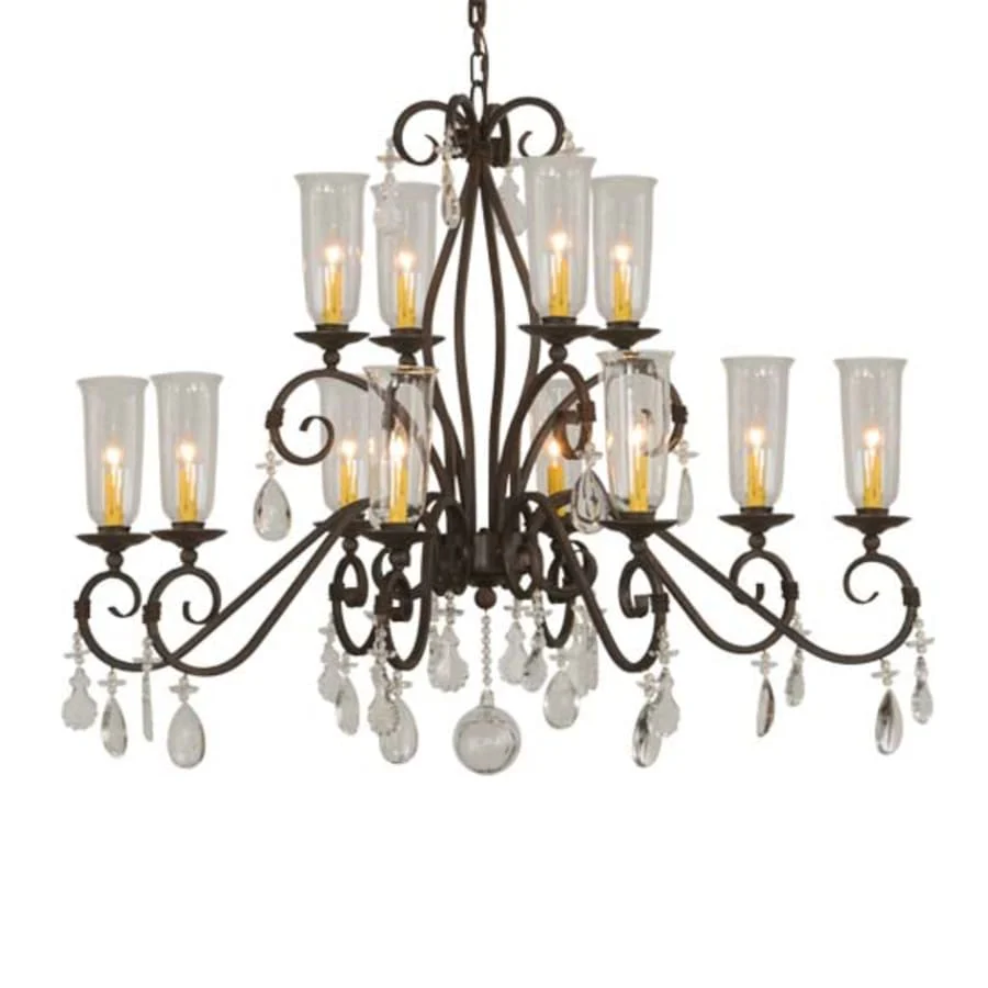 Meyda Tiffany Zola 12 Light 49" Wide Crystal Chandelier - Image 1