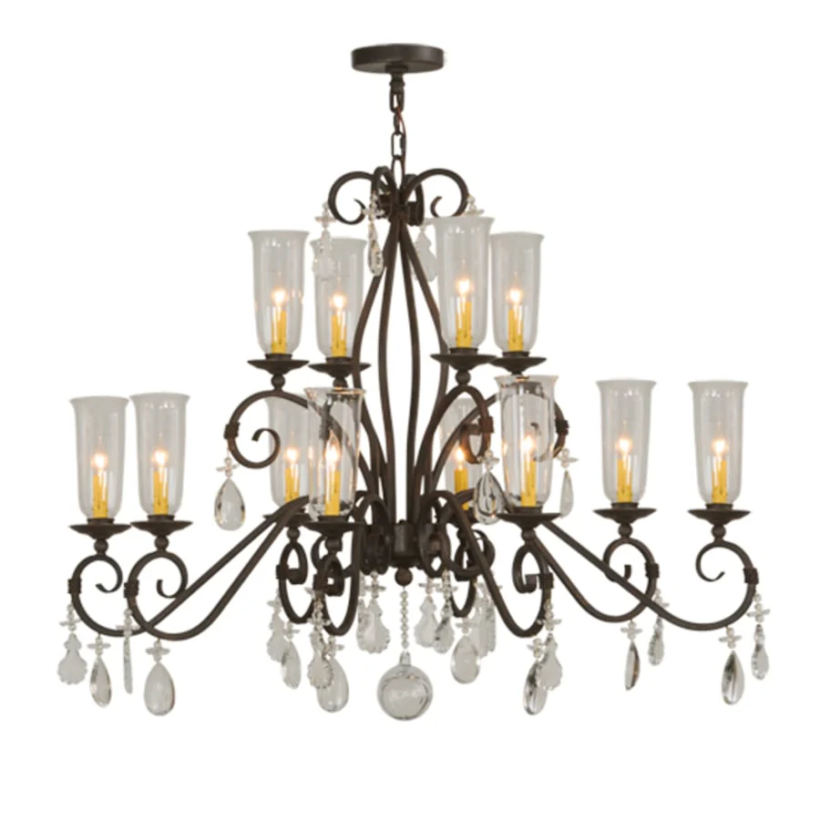 Meyda Tiffany Zola 12 Light 49" Wide Crystal Chandelier - Image 2