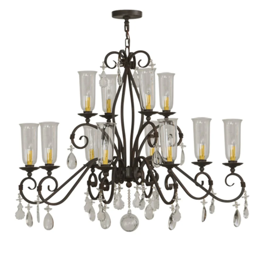 Meyda Tiffany Zola 12 Light 49" Wide Crystal Chandelier - Image 3