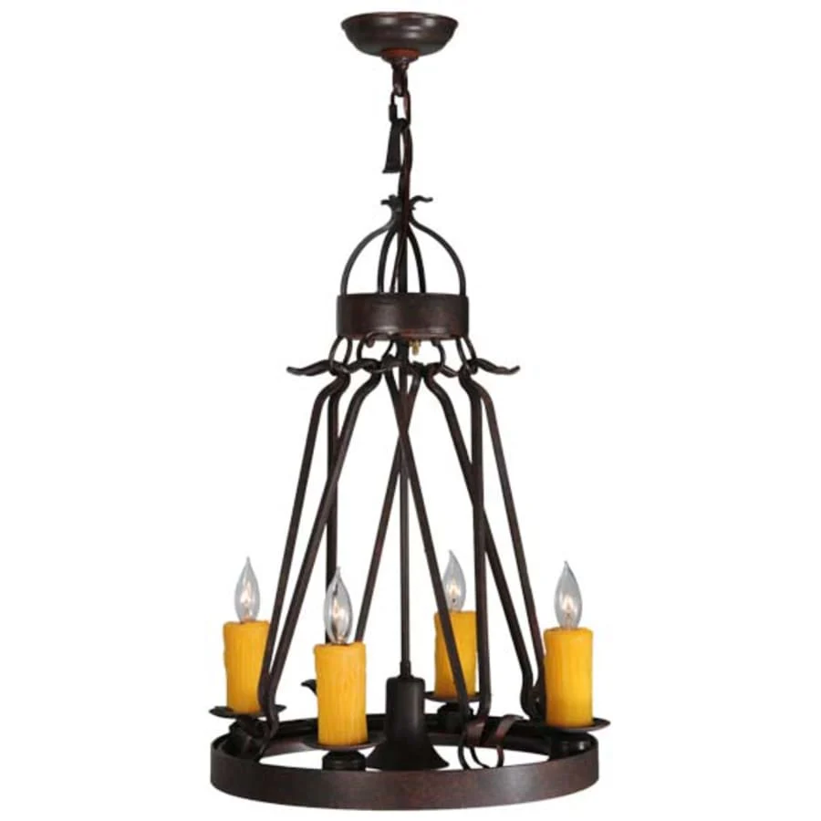 Meyda Tiffany Lakeshore 4 Light 19" Wide Taper Candle Multi Light Pendant - Image 2