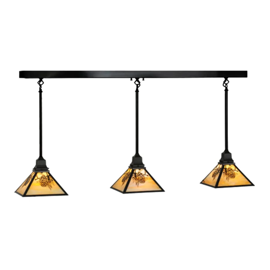 Meyda Tiffany Winter Pine 3 Light 5" Wide Multi Light Pendant - Image 2