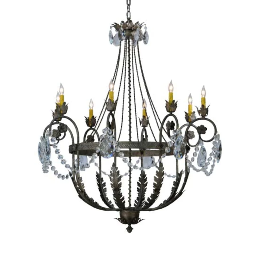 Meyda Tiffany Antonia 8 Light 43" Wide Crystal Candle Style Chandelier - Image 1