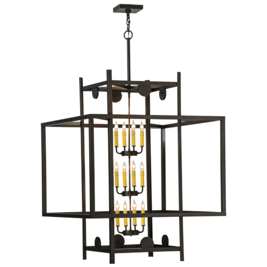 Meyda Tiffany Uma 12 Light 51" Wide Taper Candle Pendant - Image 1