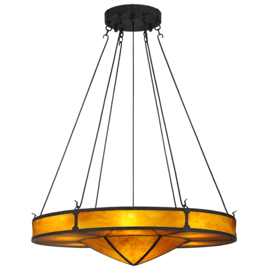 Meyda Tiffany Timber 8 Light 48" Wide Drum Chandelier - Image 3