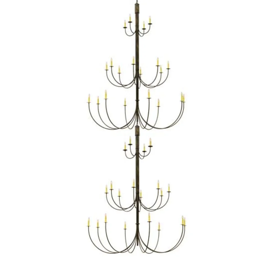 Meyda Tiffany Cheal 40 Light 78" Wide Taper Candle Style Chandelier - Image 1