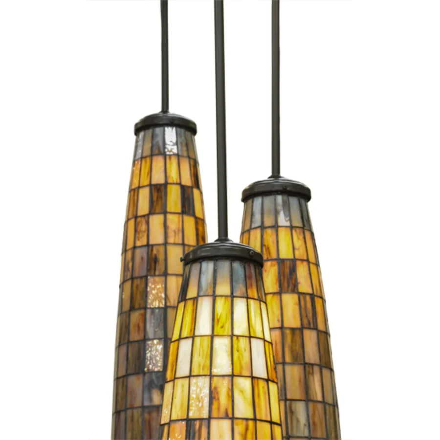Meyda Tiffany Checkers 7 Light 46" Wide Multi Light Pendant - Image 3
