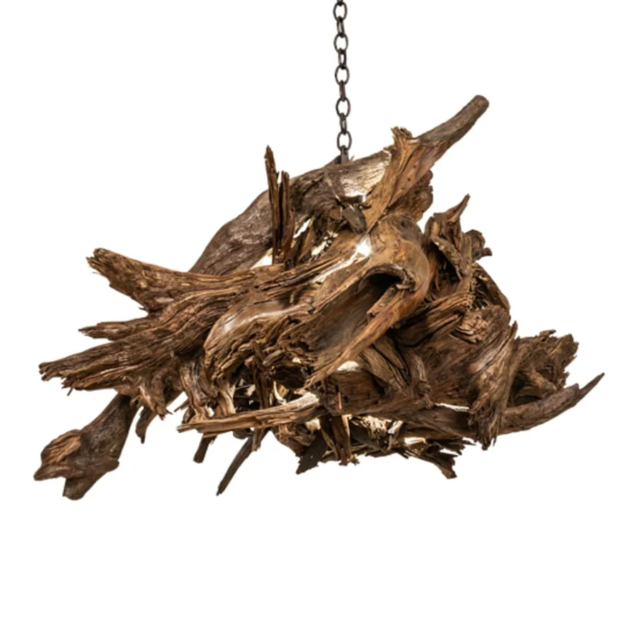 Meyda Tiffany Driftwood 38" Wide Abstract Pendant - Image 3