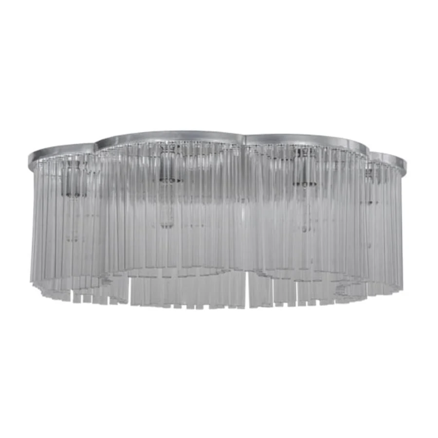 Meyda Tiffany Ivela 7 Light 32" Wide Flush Mount Ceiling Fixture - Image 2