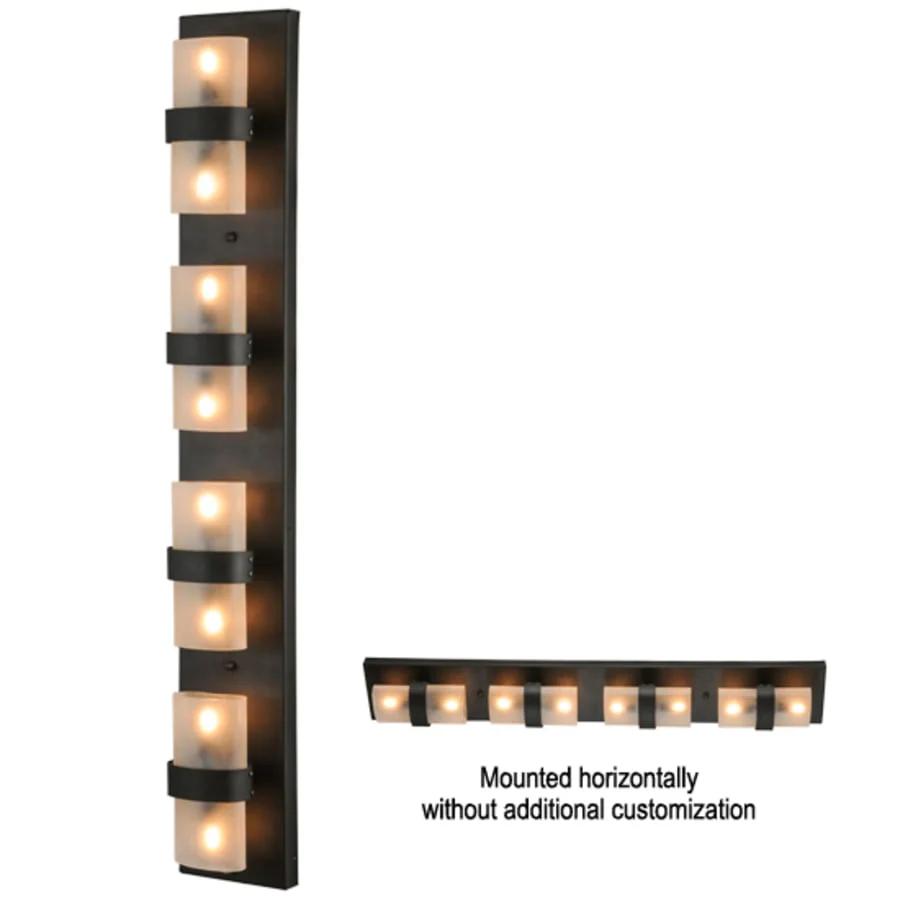 Meyda Tiffany Toren 8 Light 40" Tall Wall Sconce - Image 1
