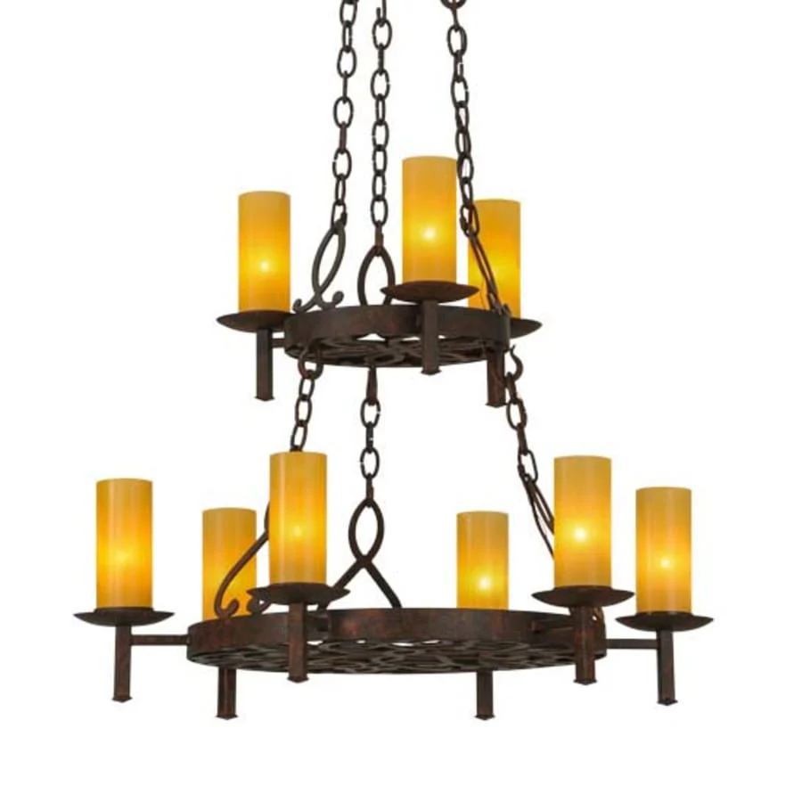 Meyda Tiffany Newcastle 9 Light 33" Wide Chandelier - Image 1