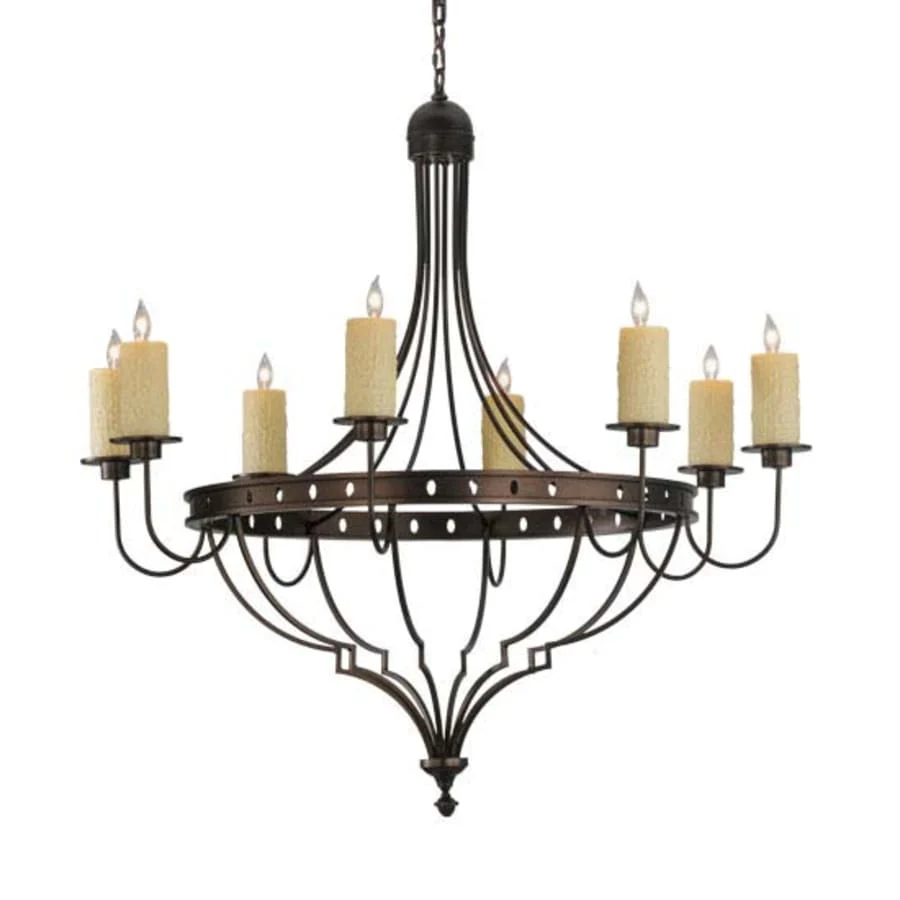 Meyda Tiffany Bottini 8 Light 48" Wide Pillar Candle Style Chandelier - Image 1