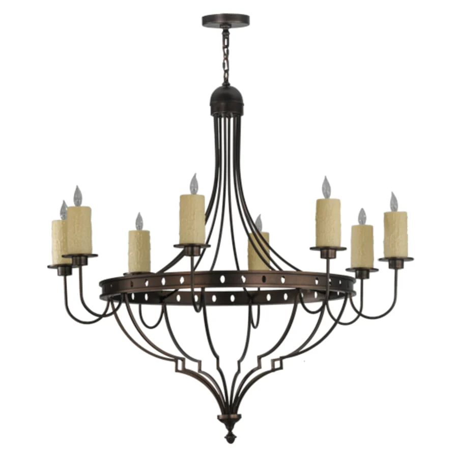 Meyda Tiffany Bottini 8 Light 48" Wide Pillar Candle Style Chandelier - Image 3