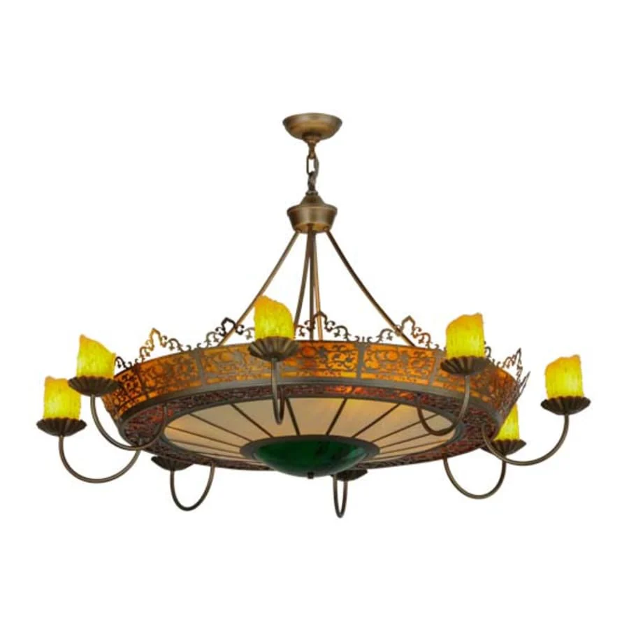 Meyda Tiffany Stanley 20 Light 47" Wide Pillar Candle Style Chandelier - Image 1