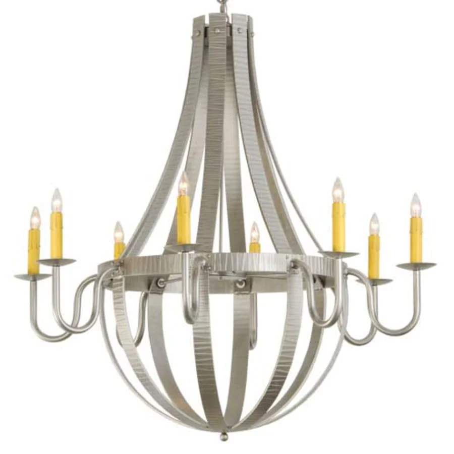 Meyda Tiffany Barrel Stave Metallo 8 Light 48" Wide Taper Candle Empire Chandelier - Image 1