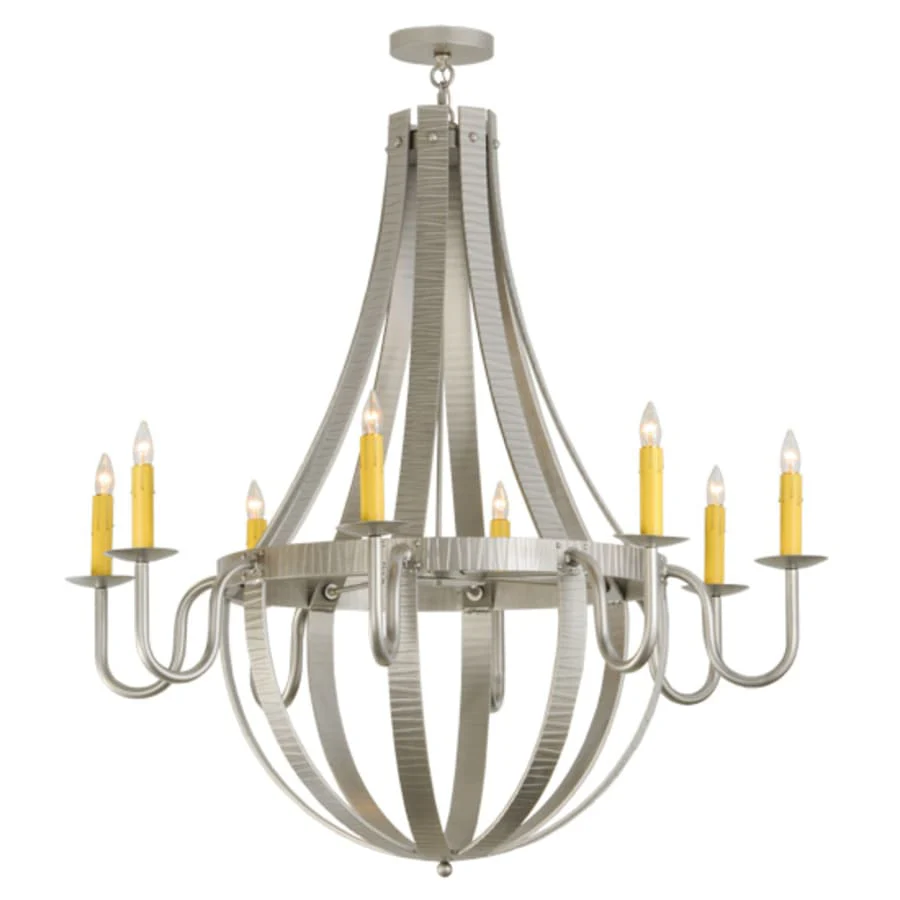 Meyda Tiffany Barrel Stave Metallo 8 Light 48" Wide Taper Candle Empire Chandelier - Image 2