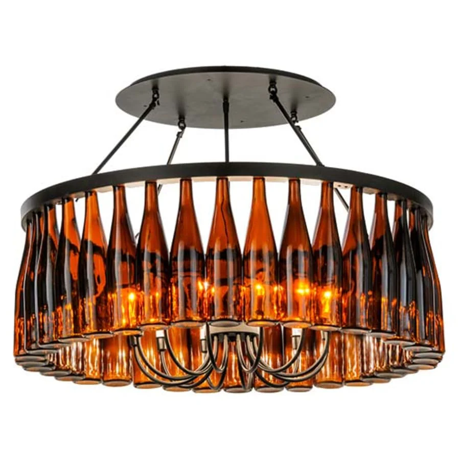 Meyda Tiffany Tuscan Vineyard 12 Light 38" Wide Ring Chandelier - Image 1