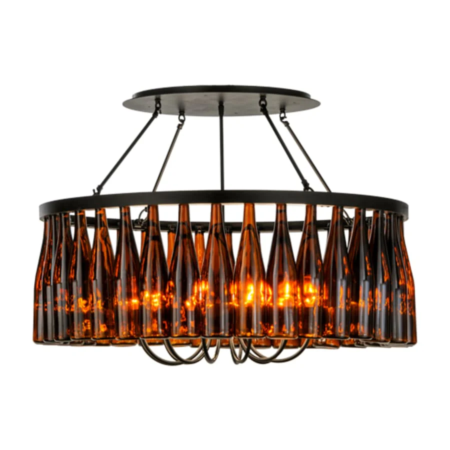 Meyda Tiffany Tuscan Vineyard 12 Light 38" Wide Ring Chandelier - Image 2