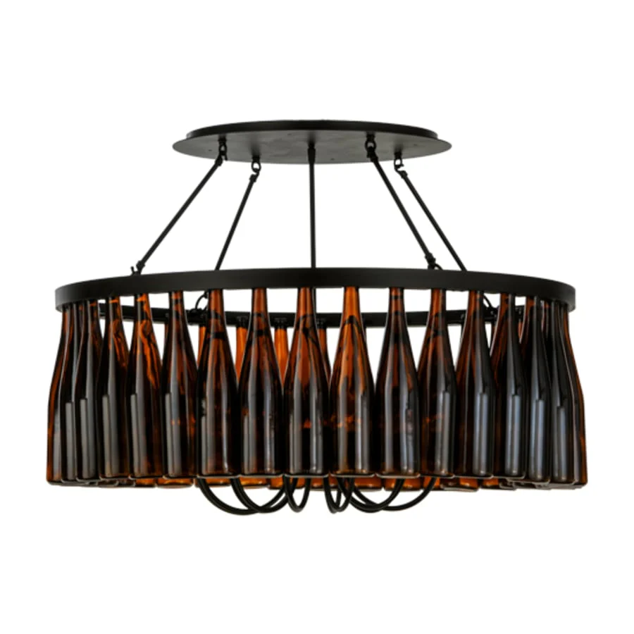 Meyda Tiffany Tuscan Vineyard 12 Light 38" Wide Ring Chandelier - Image 3