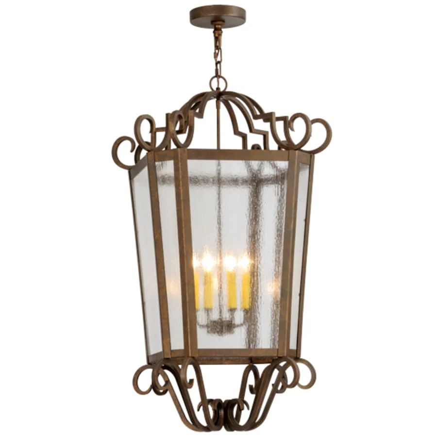 Meyda Tiffany Marin 6 Light 26" Wide Taper Candle Pendant - Image 2