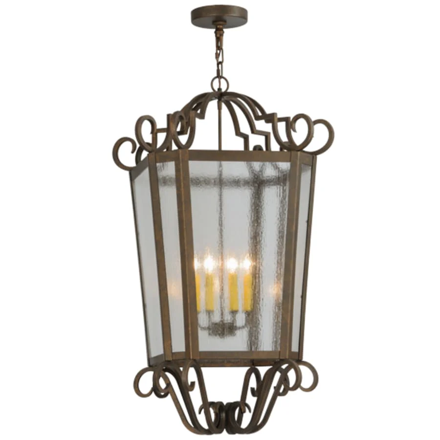 Meyda Tiffany Marin 6 Light 26" Wide Taper Candle Pendant - Image 3