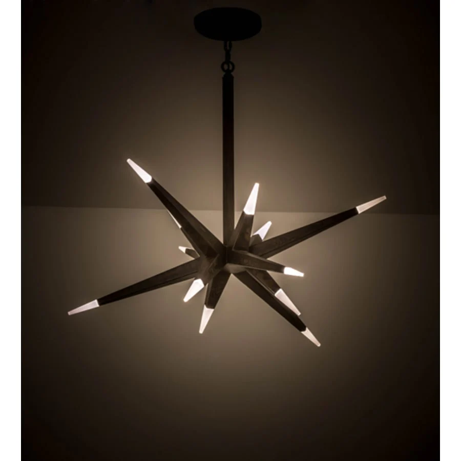 Meyda Tiffany Hickory Treasures 12 Light 38" Wide Pendant - Image 1