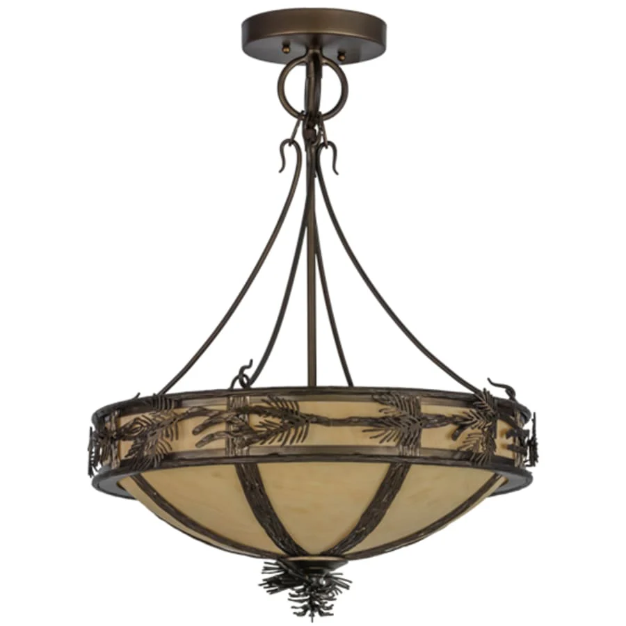 Meyda Tiffany Lone Pine 3 Light 20" Wide Pendant - Image 2