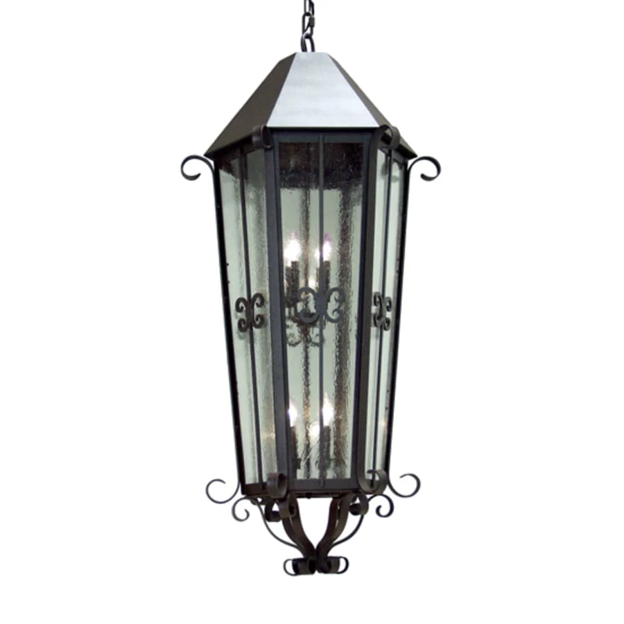 Meyda Tiffany Forsynthia 8 Light 28" Wide Taper Candle Pendant - Image 1